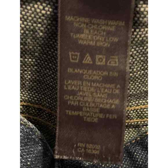 Liz Claiborne Distressed Bootcut Jeans 6 Women Cotton Stretch Y2K Style Bike - Picture 9 of 12